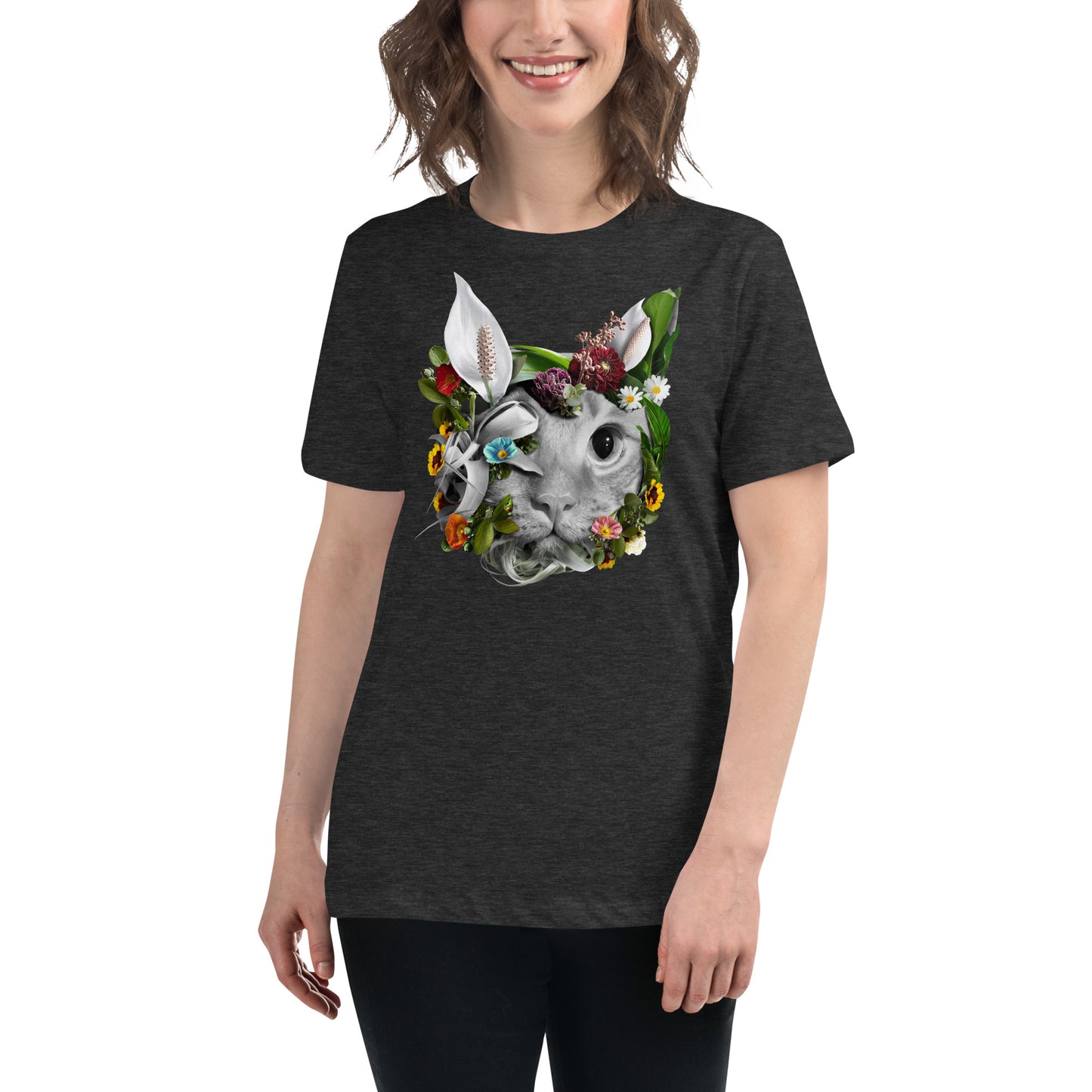 LADIES - Floral Cat