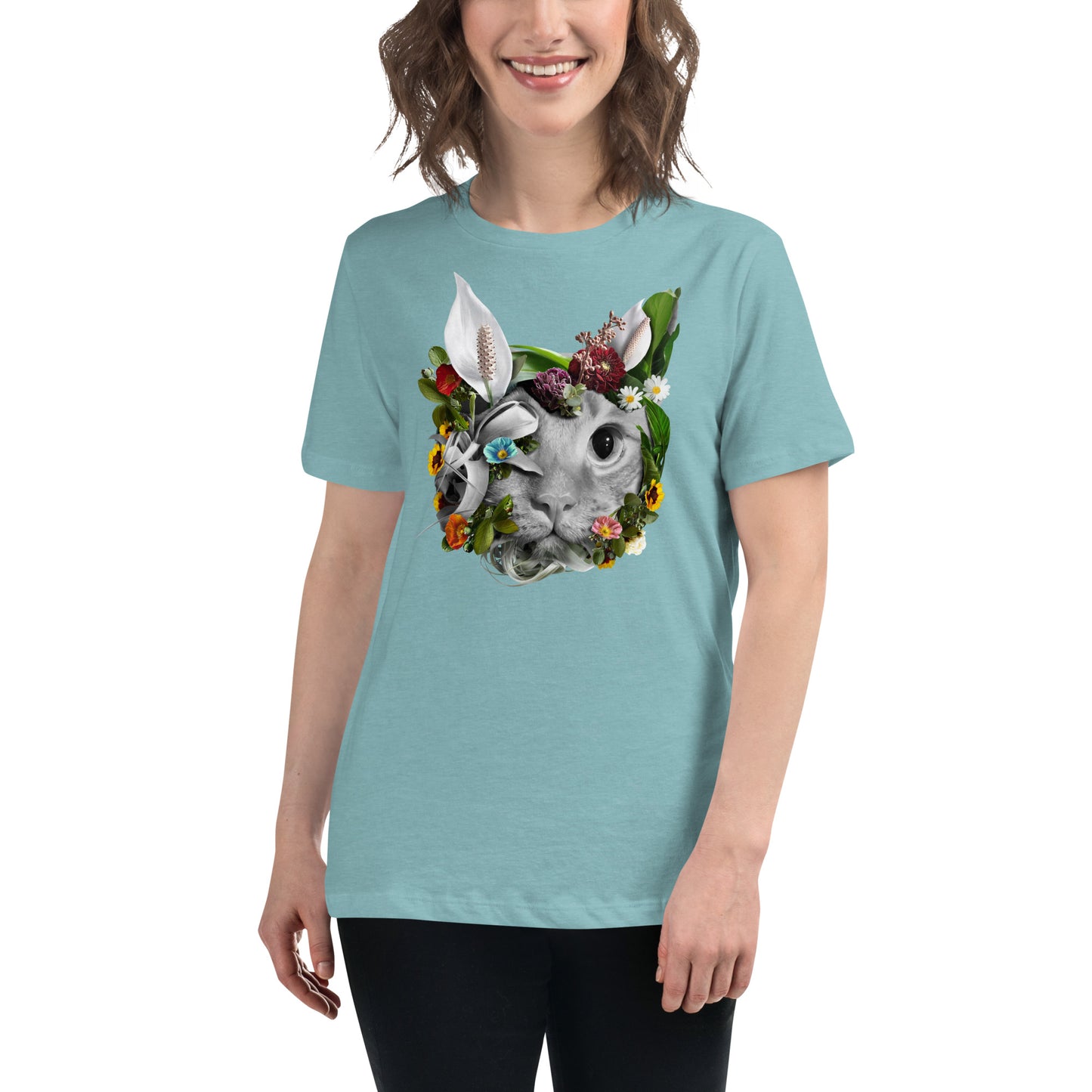 LADIES - Floral Cat