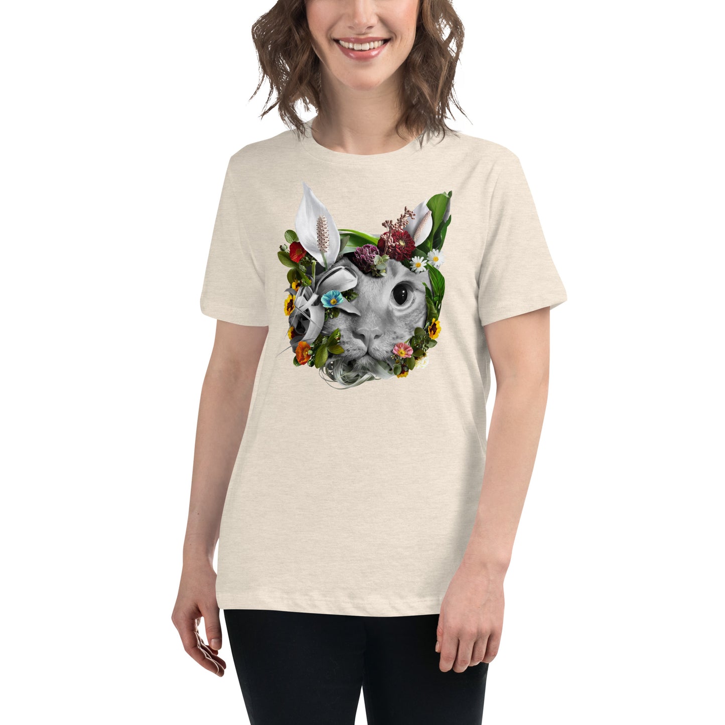 LADIES - Floral Cat